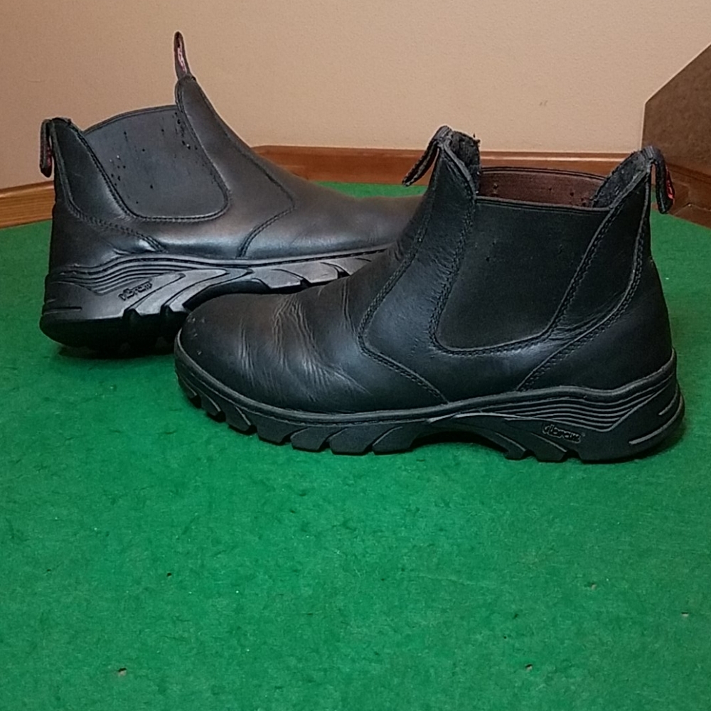 Snap-on Black Slip On Boots sz 12 Mens Used